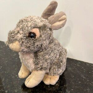 Wild Republic Baby Bunny Rabbit Plush Realistic Brown Stuffed Animal Toy